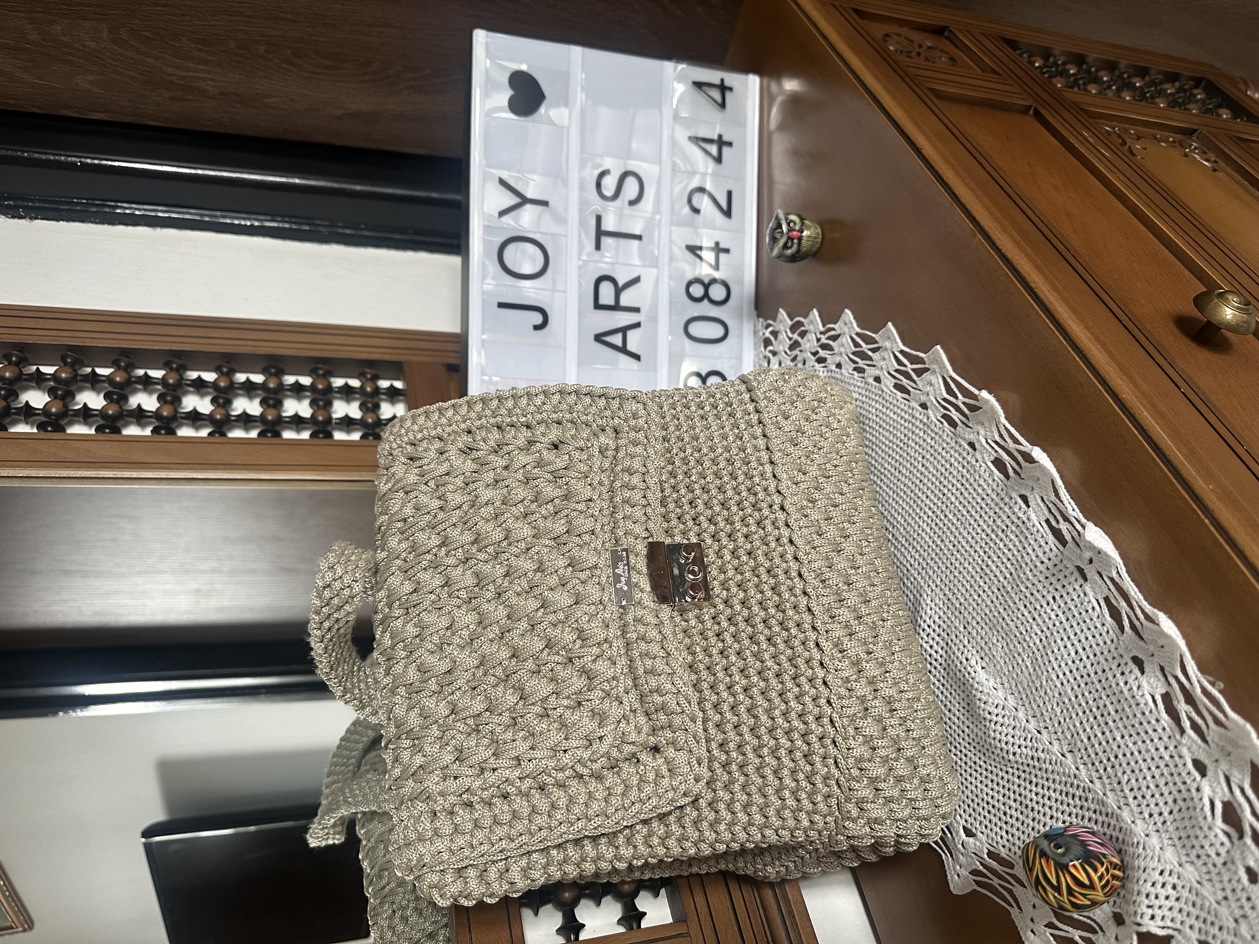 Sac à dos grège