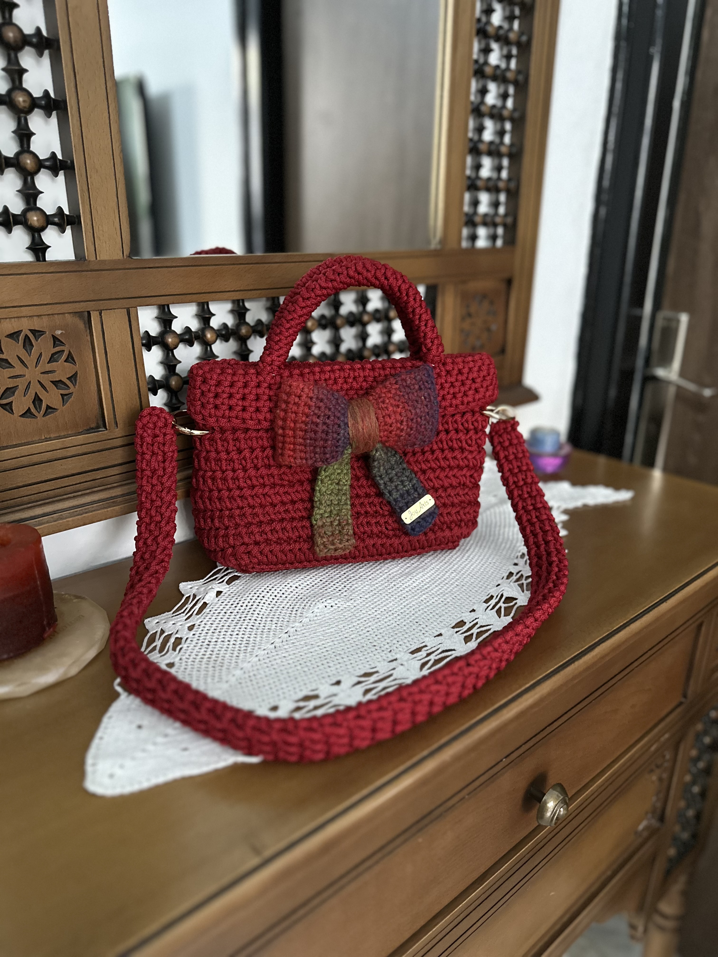 Mini sac rouge